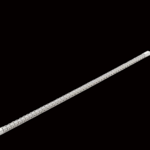 Iced Silver Unisex Moissanite Tennis Bracelet - 2MM