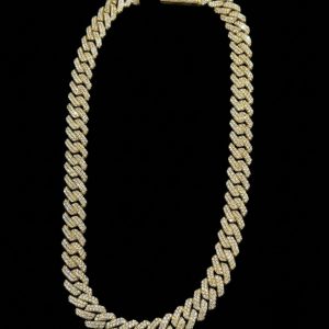 Iced Out Miami Cuban Link Moissanite Chain